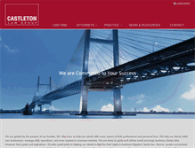 Tablet Screenshot of castletonlaw.com